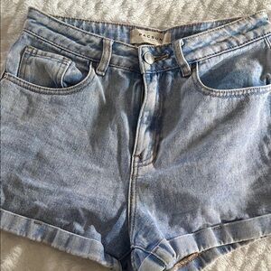 PacSun Sky Blue Jean Shorts for Women